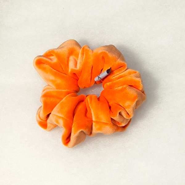Orange scrunchie