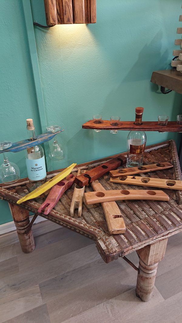 Driftwood Spirit/liquor and shot glass display - Image 5