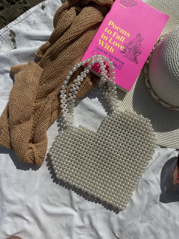 Eros Pearl Heart Handbag