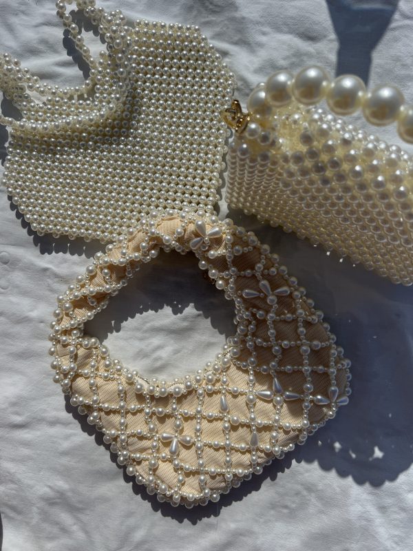 Eros Pearl Heart Handbag - Image 4