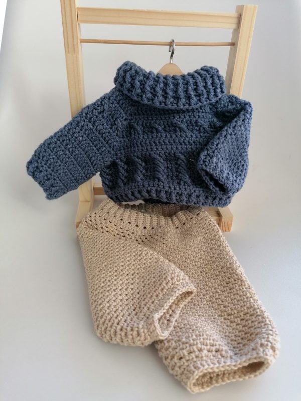 Handmade crocheted winter outfit for Doll Mari - Image 6