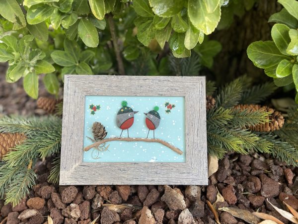 Pebble Art ''Baby, It's Cold Outside...'' - Image 3