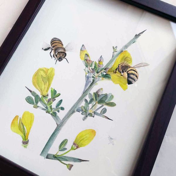 Golden Nectar: A Botanical Tribute to Bees - Image 2