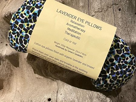 Cotton eye pillows filled with organic lavender and linseed