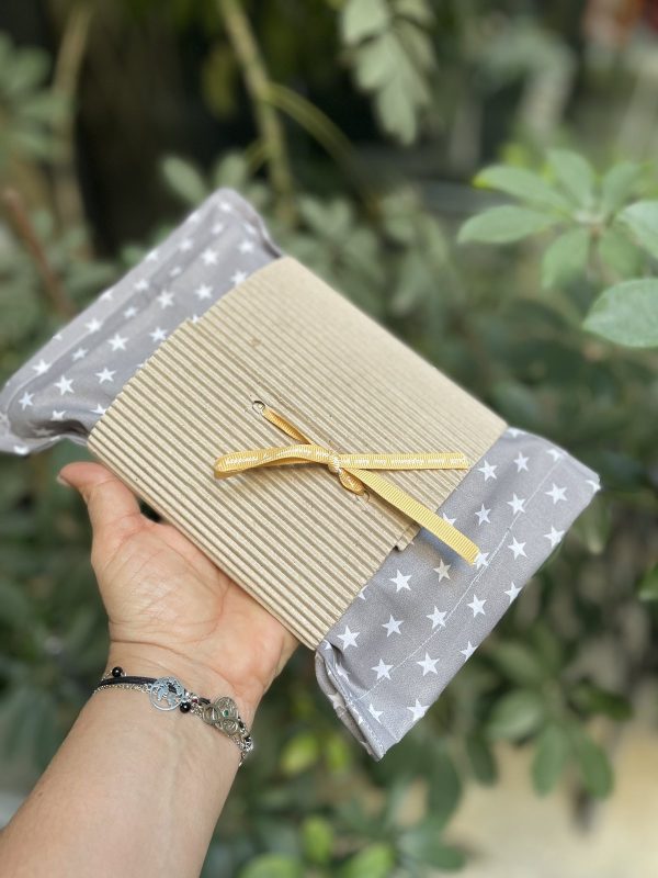 Linseed Pillows - Stars Grey