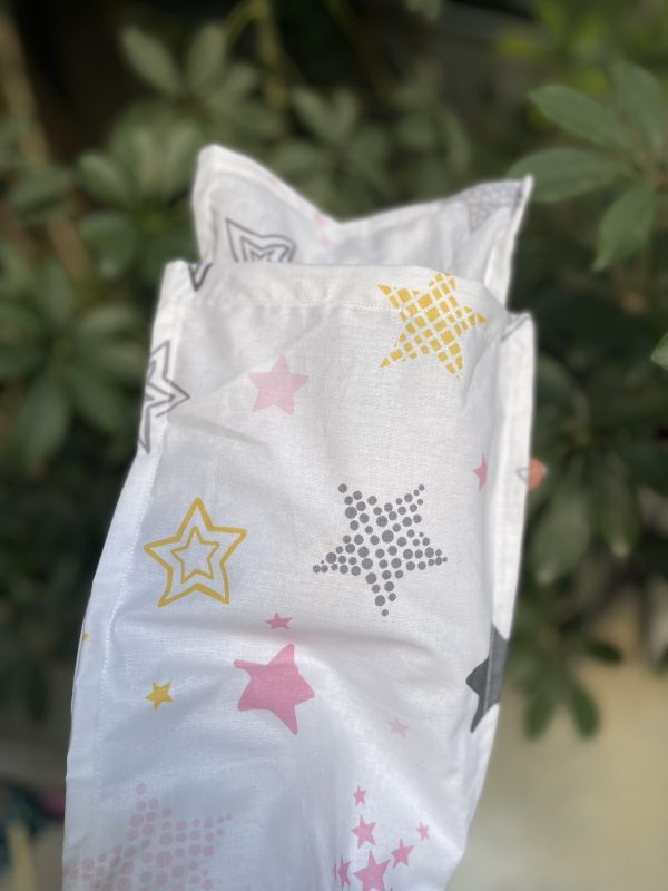 Linseed Pillows - Stars Pink & Yellow - Image 4
