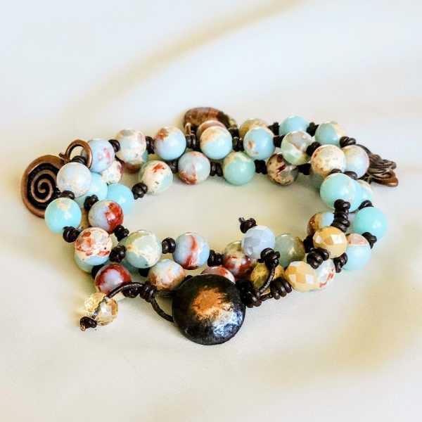 Gemstone Bracelet "Wrap Me" 2 - Image 2