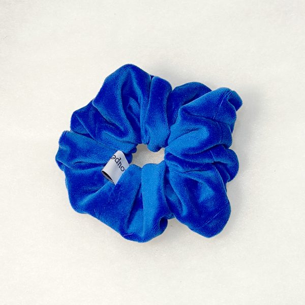 blue velvet scrunchie