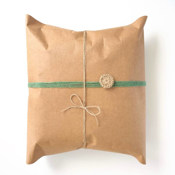 the "Silly Princess" cushion // grey & fuchsia decorative cushion - packaging