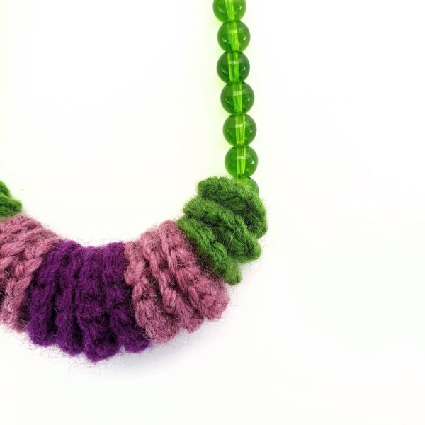 The "Ultra Violet" necklace // Women's necklace - close up
