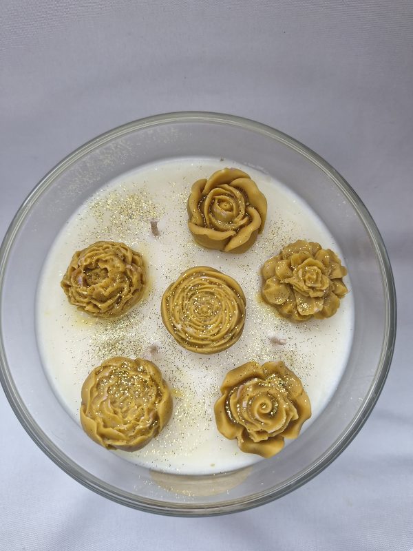 Candle Flowers in a big jar💐 - Image 3