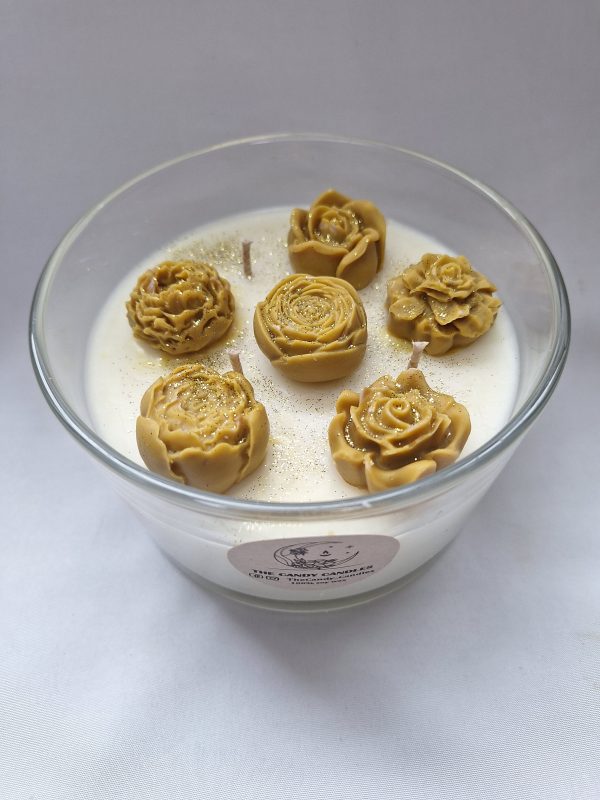 Candle Flowers in a big jar💐 - Image 2