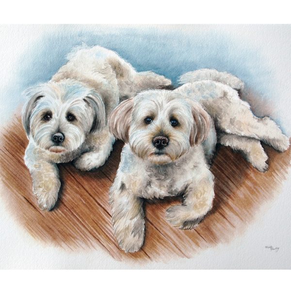 Treasured Custom Pet Portrait Watercolour Painting - Image 13