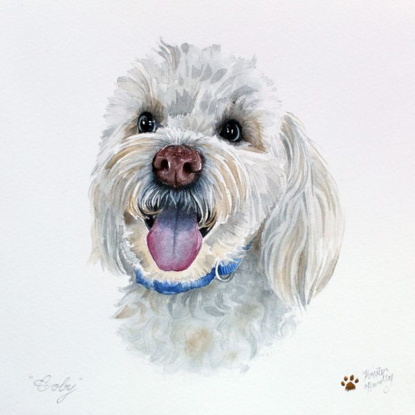 Treasured Custom Pet Portrait Watercolour Painting - Image 3
