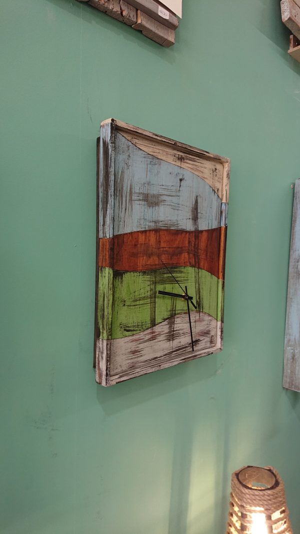 Multi-piece hardwood clock - Image 4