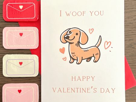 valentines day card dog