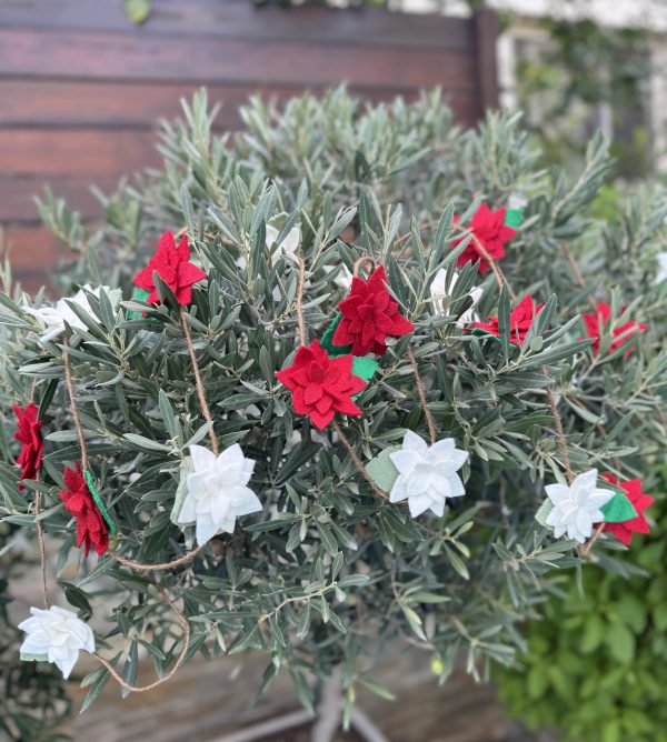 Elegant Felt Flower Garland - 2 available