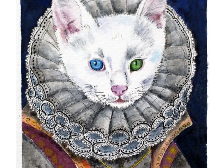 Funny Royal Pet Custom Hand Painted Watercolour Painting