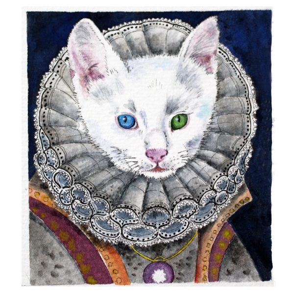 Funny Royal Pet Custom Hand Painted Watercolour Painting