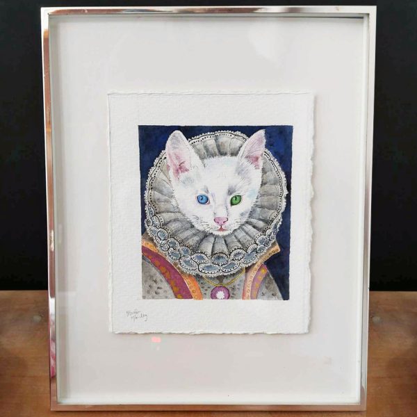 Funny Royal Pet Custom Hand Painted Watercolour Painting - Image 6