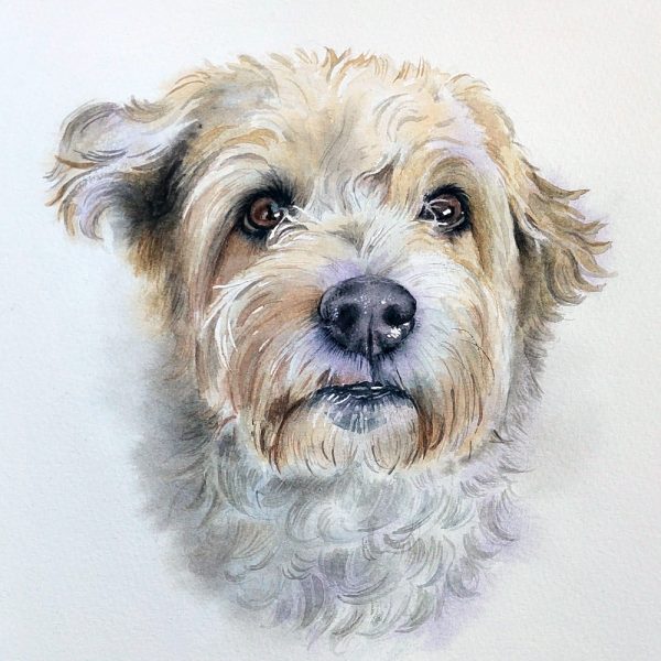 Treasured Custom Pet Portrait Watercolour Painting - Image 2