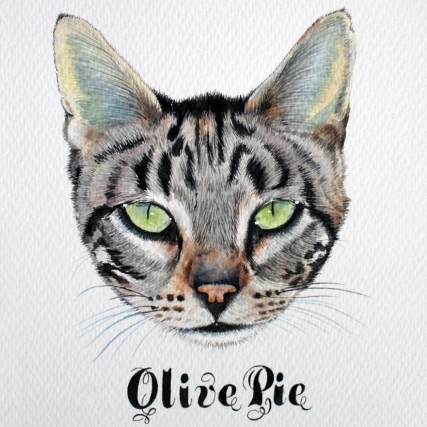 Treasured Custom Pet Portrait Watercolour Painting - Image 7