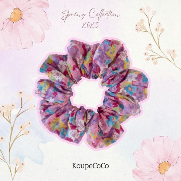 Spring Scrunchies - 6pcs set - Image 5
