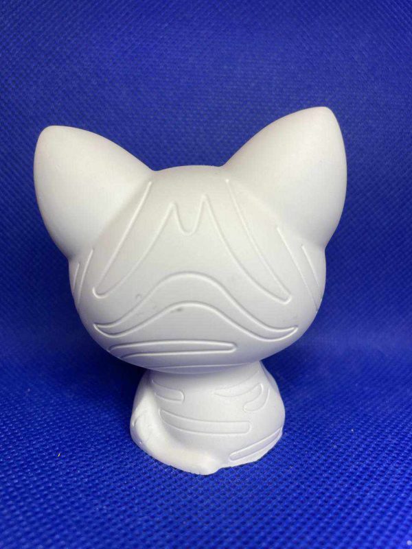 Ceramic Gypsum 3D Cat