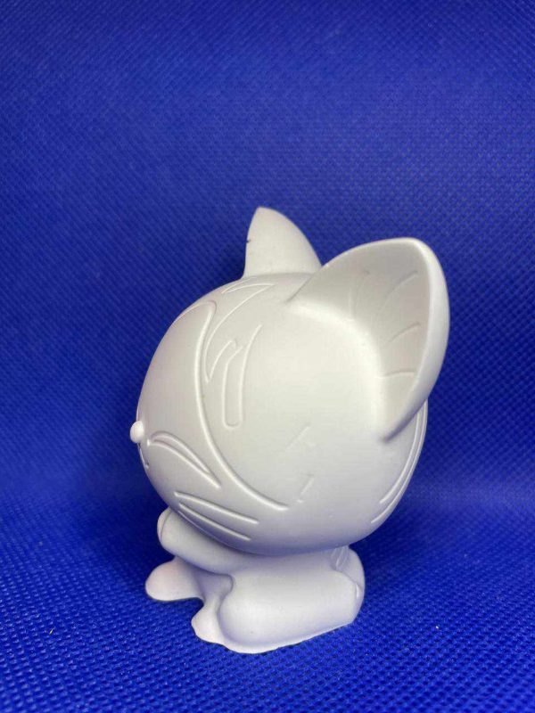 Ceramic Gypsum 3D Cat