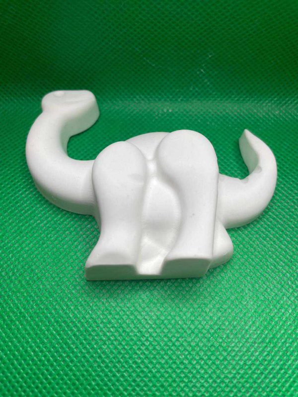 Ceramic Gypsum Brontosaurus Dinosaur