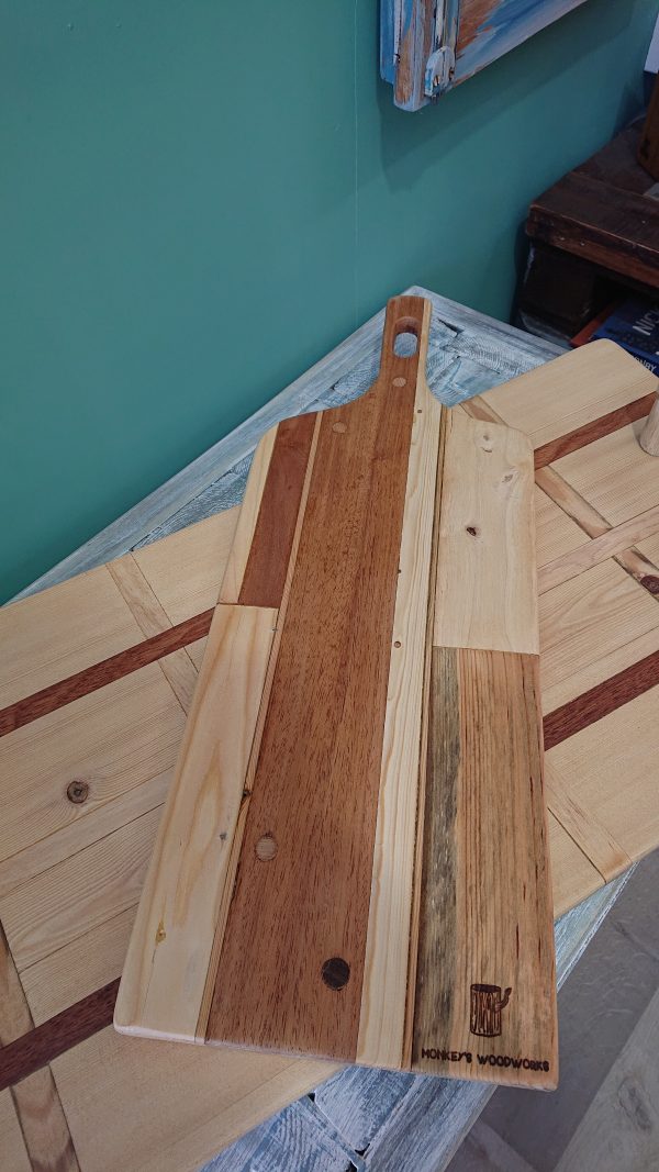 Unique multi-wood serving board - Image 4