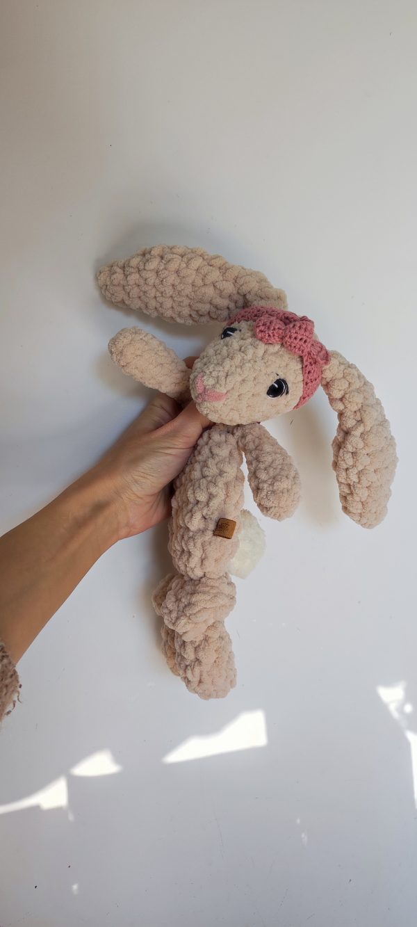 Snuggly Crocheted Mini Bunny Lovey - Image 6