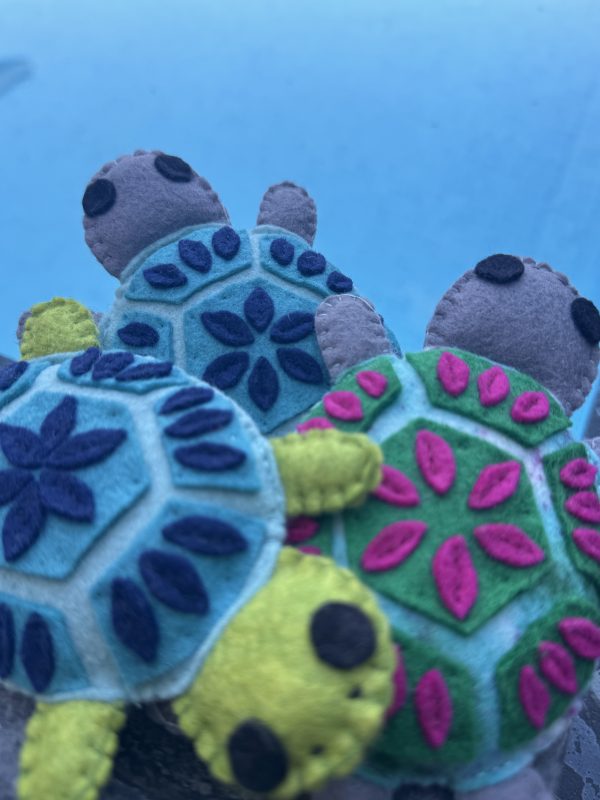 Felt Sea Turtle Magnet - 3 colours to choose from