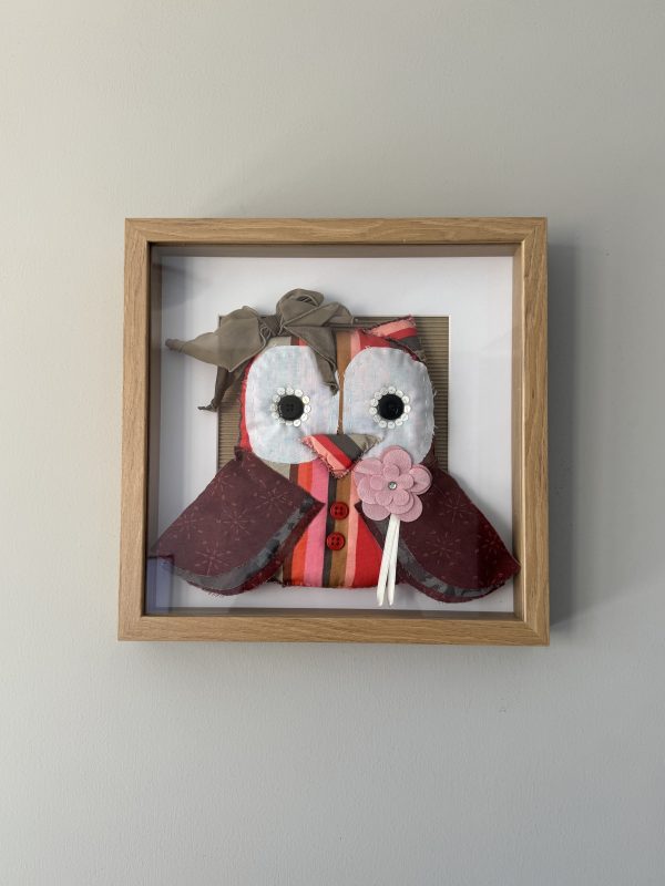 Charming Fabric Owl Wall Art