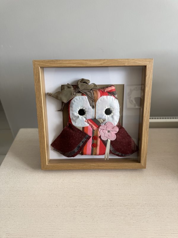 Charming Fabric Owl Wall Art - Image 5