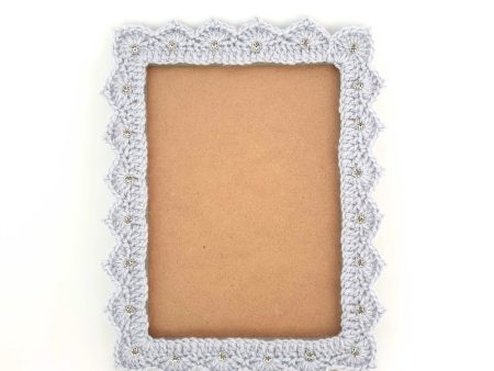 the "Dull with a sparkle" photo frame // grey & shiny elegant photo frame - whole