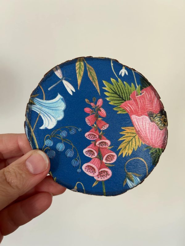 Decoupage Wooden Coasters - Set of Three