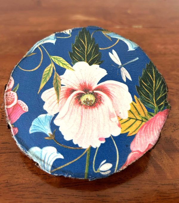 Decoupage Wooden Coasters – Set of Three