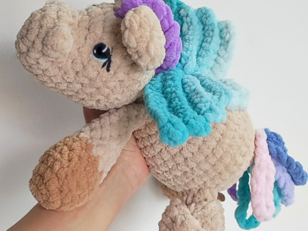 Pegasus Plush Lovey – Knotted Stuffed Animal & Comfort Toy for Emotional Support