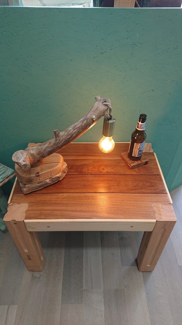 Repurposed mahogany and hardwood coffee table