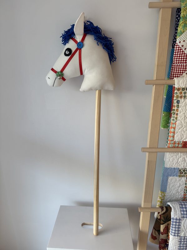 Exquisite Handmade Hobby Horse - Magical Wooden Stick Horse Toy for Imaginative Kids