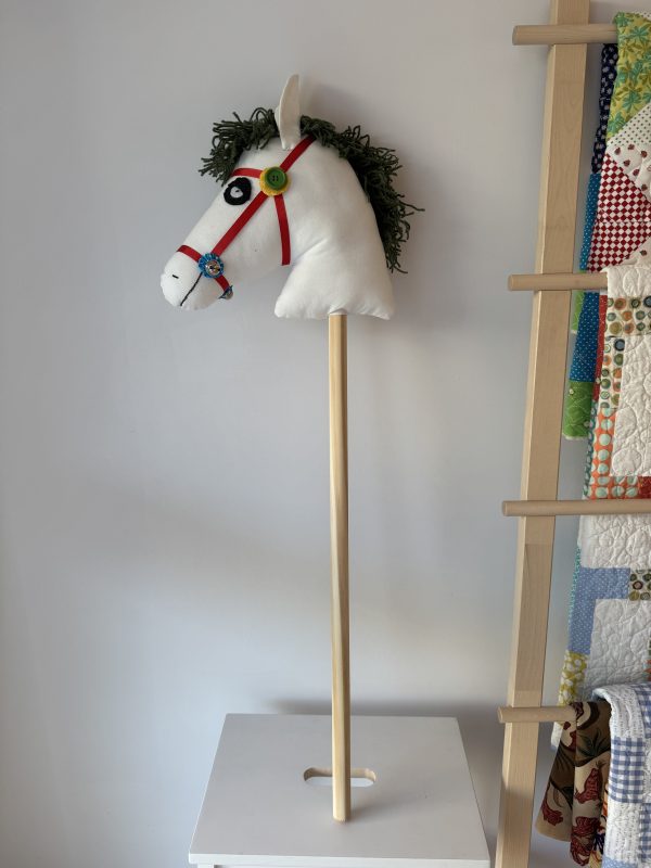 Exquisite Handmade Hobby Horse - Magical Wooden Stick Horse Toy for Imaginative Kids