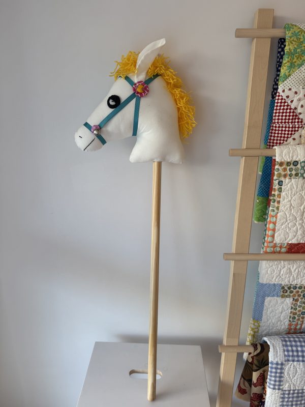 Exquisite Handmade Hobby Horse - Magical Wooden Stick Horse Toy for Imaginative Kids