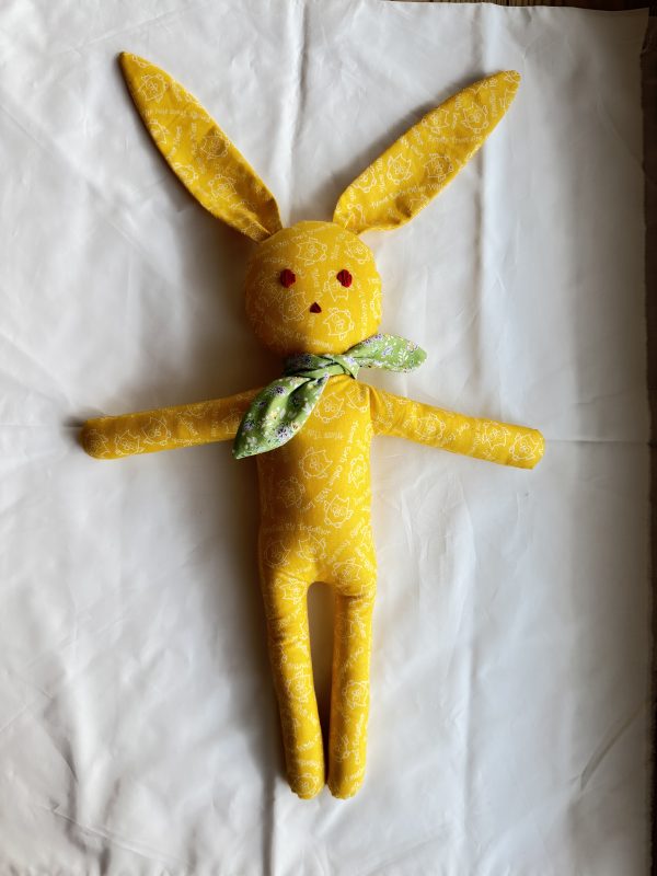 Adorable Handmade Bunny Soft Toy - Plush Stuffed Animal - Cuddly Rabbit Gift for babies & Kids - Easter gift - Nursery Decor - Unique Baby Shower Present