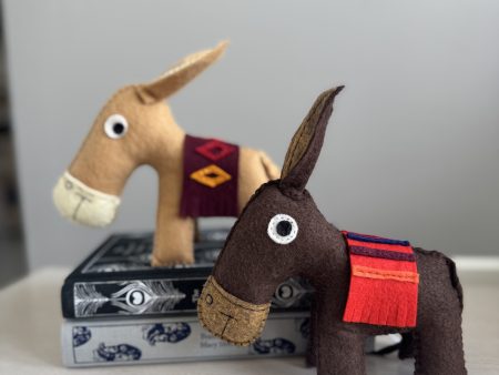 Cute Felt Cyprus Donkey Plushie - 2 variations