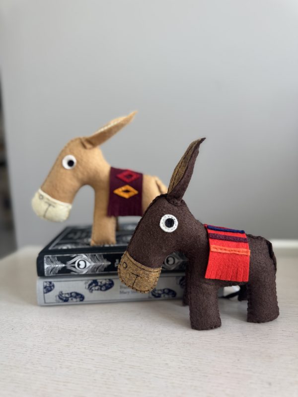 Cute Felt Cyprus Donkey Plushie - 2 variations