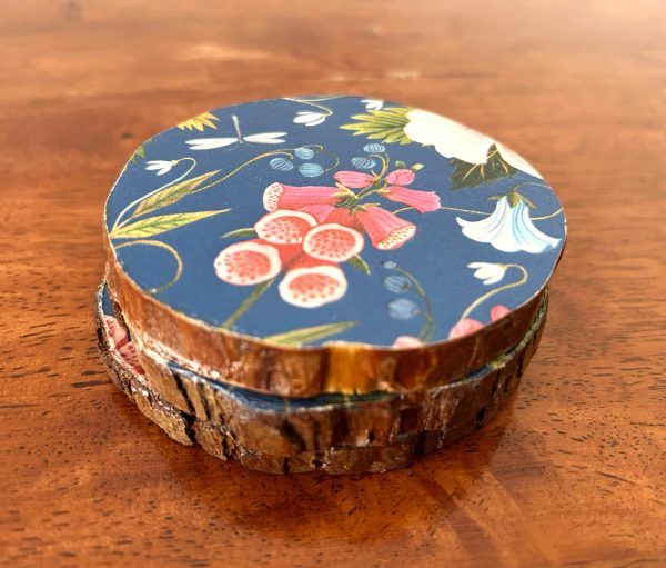 Decoupage Wooden Coasters – Set of Three
