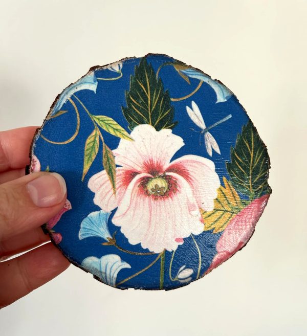Decoupage Wooden Coasters – Set of Three
