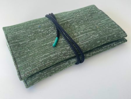 green tobacco pouch side