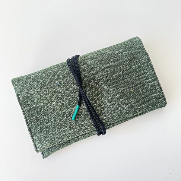 green tobacco pouch top